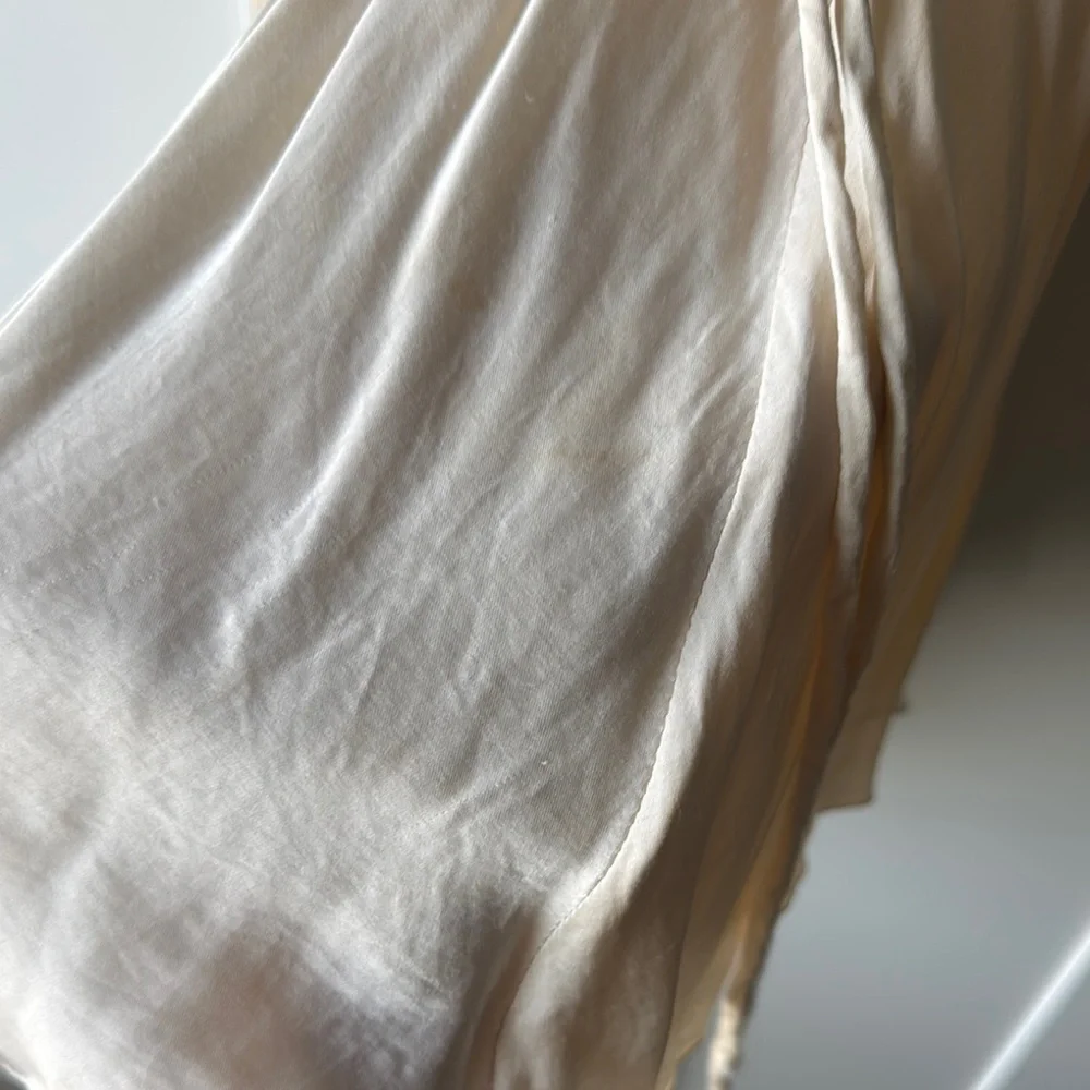 Indah Cream Spaghetti Strap Dress - Picture 14 of 14